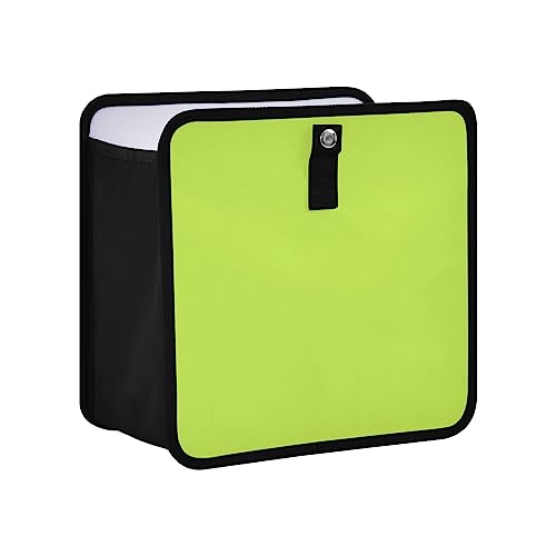 MCHIVER Neon Yellow Car Trash Can for SUV Truck Van Foldable Vehicle Garbage Bags Automotive Organizer Dustbin Trash Bin Container Waster Baskets Car Accessories 11x11x5.9in - color: Neon Yellow, size: Medium