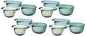 OXO Good Grips 3-Piece Plastic Mixing Bowl Set - Cadet Blue,Tower Gray,Jade,Small,Medium,Large,(Pack of 4) - color: Cadet Blue/Tower Gray/Jade, size: Small, Medium, Large (Pack of 4)