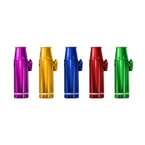 Portable 5-Pack Metal Spice Containers - Leakproof Camping Spice Kit for BBQ, Hiking, Backpacking | Food-Grade Bottles & Compact Travel Storage