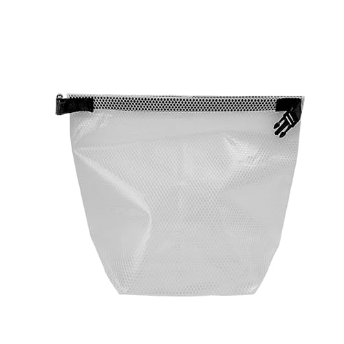 1pcs Waterproof Storage Bag Swimming Bathroom, Large Capacity Drawstring, Men's and Women's Outdoor Toiletries Bag (White 27 * 11.5 * 23.5cm) - color: White 27*11.5*23.5cm