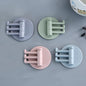 4 Packs Hanging Hooks Multifunctional Wall-Mounted Swivel Hooks Fashionable, 3 Rotatable Arms Round Sticky Hooks Wall Hooks for Hanging Adhesive Bathroom Kitchen Hooks Desk