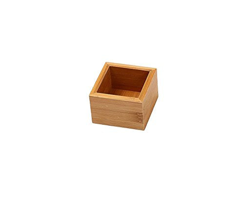 YBM Home Kitchen Drawer Organizer Storage Box Made of Bamboo, 3x3x2 Inch 320 - size: 3x3x2 inch ( Pack of 1 )