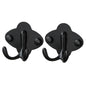 Multi Purpose Wall Mount Hooks Easy Installation Stainless Steel Hangers for Organizing Towels Utensils Clothes Space Saving Wall Hooks