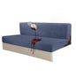 Waterproof RV Dinette Cushion Covers - Stretch Seat Slipcover, Washable RV Couch Cover Designed for Camper Car Bench (Sofa 1 Backrest Cover & 1 Bench Cover, Blue Grey) - color: Blue Grey, size: Sofa 1 Backrest Cover & 1 Bench Cover
