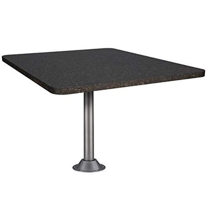RecPro 36" RV Dinette Booth Set with Table and Leg | Two Dinette Booths (Chestnut, Granite Chocolate) - color: Granite Chocolate, size: Chestnut