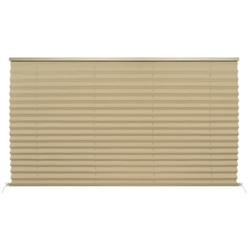 RV Blinds Shades for Camper Window,RV Shades Pleated Camper Blinds for Travel Trailer Motor Coach Motorhome Window-44 W x 16" L - color: Cappuccino, size: 44"W x 16"H