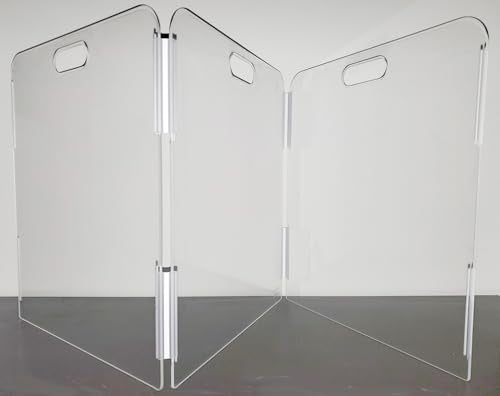 Pet Barrier (3-Panel) | Free-Standing Pet Gate | Foldable | Protect Your Indoor Living Spaces, Decorations, and Important Items from Pets | Made in The USA - size: 3-Panel