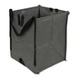 DURASACK Heavy Duty Home and Yard Bags 48-Gallon Reusable Self-Standing Lawn and Leaf Bags Garbage Can with Reinforced Handles, Gray - color: Gray