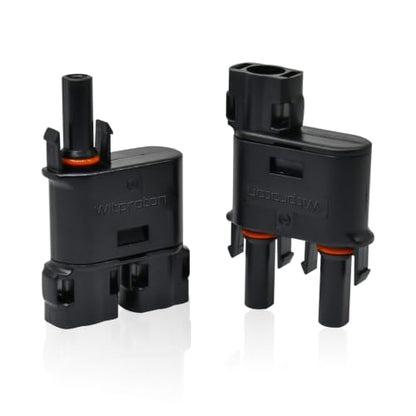 Solar Branch Connector IP68, 1500V FMM+MFF, Y Branch Adapter for Parallel Connection Between Solar Panels, 1 Pairs (2 to 1) - size: 2to1 Branch Connector