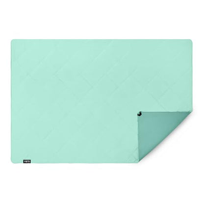 YETI Lowlands Blanket, Multi-Use Blanket with Travel Bag - color: Seafoam