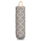 Plastic Bag Holder, Washable Grocery Bag Holder for Plastic Bags, Strong Plastic Bag Storage Dispenser with Hanging Loop, Wall Mount Trash Bag Dispenser for Home Kitchen Cabinet (Beige) - color: Beige