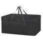 Demao Extra Large Outdoor Cushion Storage Bags,Heavy Duty Patio Waterproof Furniture Cushion Cover with Handles&Zipper,All-Season Protection for Chair, Swing, Bench Cushions-51"Lx15.8"Wx21.7"H (Black)