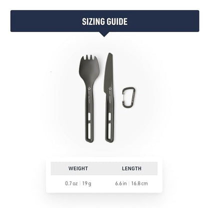 Sea to Summit Frontier Ultralight Cutlery Set, Spork and Knife - style: Spork & Knife