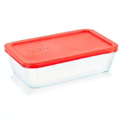 Pyrex Simply Store Glass Food Storage Container, Snug Fit Non-Toxic Plastic BPA-Free Lids, Freezer Dishwasher Microwave Safe, 6 Cup - size: 6 Cup