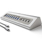 Gitfos Powered USB Hub,15 in 1 USB 3.2 Hub, USB C Hub with PD 100W, USB C 45W Charge, 10Gbps Data, 8 USB A, 65W Power Adapter, 3.3FT Cable, Aluminum USB Hub for PC, Laptop, Mac, Mac mini, iMac, iPad - size: 15 IN 1