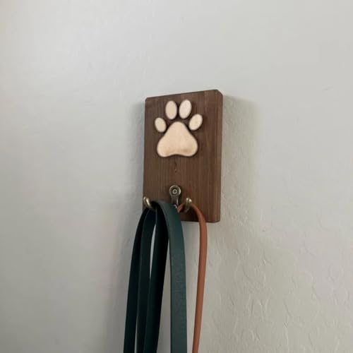 AICHENG Personalized Dog Leash Holder for Wall