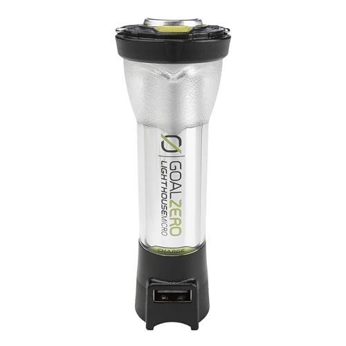 Goal Zero Lighthouse Micro Charge Flashlight, USB Rechargeable Flashlight for Car and Emergency Use - style: Lighthouse Micro Charge