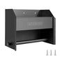 Storage Cabinet for Garage & Trailers, Paper Towel Holder & Aluminum Mounting Cabinet, Space-Saving Design for Aerosol Cans, Quart Jugs, Small