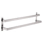 KOKOSIRI Bath Towel Bars 32 Inches Bathroom 2-Tiers Ladder Towel Rails Towel Holders Wall Mounted Towels Shelves Rack Brushed Stainless Steel, B5008BR-L32 - color: Brushed Nickel, size: 32-Inch