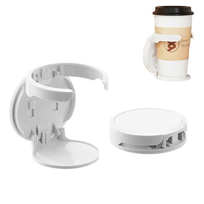 Collapsible Water Cup Holder,Wall Mounted Water Glass Beer Bottle Beverage Soda Coffee Mug Holder Cup,Design for Home Office,Universal Multi Size Cup and Mug Holder,1Pieces.