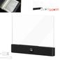 LED Reading Light, Rechargeable Clear Flat Book Light with 3 Colors & Timer, Dimmable Book Lights for Reading at Night, Doodleable Panel Plate Lamp Full Page Lights, for Book Lovers (Black) - color: Black