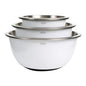 OXO Good Grips 3-Piece Stainless-Steel Mixing Bowl Set - color: White