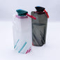 2Pcs 22oz(650ml) Collapsible Water Bottle, Portable PE Water Bag Bottle for Outdoor Use