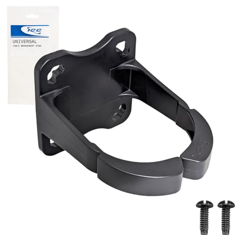 ICC 3” Plastic Cable Management Ring, Vertical/Horizontal, Rack or Wall Mount, Pack of 1 – Cable Organizer for Network Racks and Structured Cabling - color: Pack of 1, size: 3” Vertical/Horizontal, style: Plastic