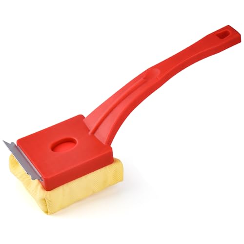 Kitwanda Grill Brush Bristle Free,Steam Cleaning Grill Brush - Safe for All Grill Types,Replaceable Head Barbecue Grill Cleaning Brush - style: Classic Red