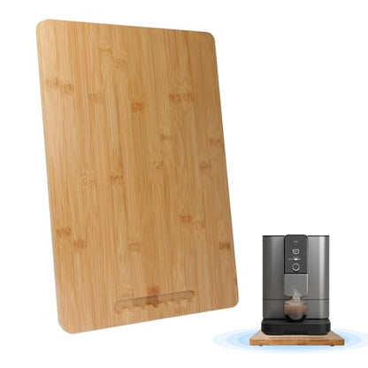 Bamboo Sliding Appliance Tray,Coffee Maker Slider Tray with Rubber Wheels, Countertop Pull Out Organizer for Coffee Machines,Air Fryers and Other (Natural, Large-Long(12”W x 16”L)) - size: Large-Long(12”W x 16”L)