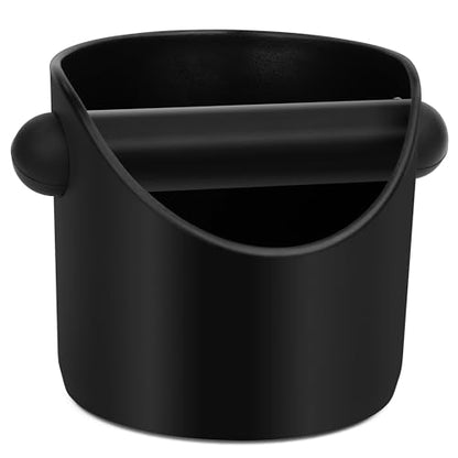 Small Coffee Knock Box 4.3 Inch, Coffee Mini Knock Box, Mini Knock Box Espresso, Small Knock Box Espresso with Removable Knock Bar And Non-Slip Base