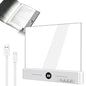 Flat Book Light,2026 Upgrade, Book Light Treasure Box, Reading in Bed at Night with 3 Colors & Timer, Dimmable Panel Plate Book Lamp Full Page Light, Bookish Gifts for Book Lovers(White) - color: White