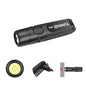 S15 Keychain Flashlight- Super Bright 650 High Lumens,USB C Rechargeable EDC Pocket Flashlight,Mini Flashlight with Magnetic Suitable for Hiking, Outdoors (Magnet Black) - color: Black-Magnetic