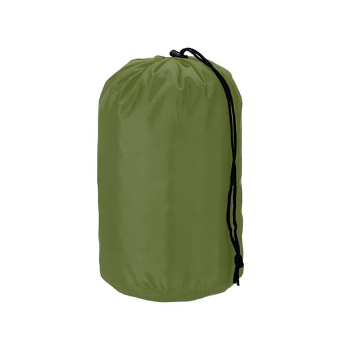 Stuff Sack, Nylon Waterproof Storage Sacks Portable Drawstring Dry Stuff Bag Gear Organization with Toggle, 3x7Inch Fit for Backpacking Camping Traveling Hiking(Dark Green) - color: Dark Green, size: 3 x 7 In