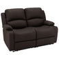 Camper Comfort 58" Wall Hugger Reclining RV Theater Seats | Double Recliner RV Sofa | RV Couch | Wall Hugger Recliner | RV Theater Seating | RV Furniture (Powered, Chocolate) - color: Chocolate, style: Powered