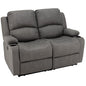 Camper Comfort 58" Wall Hugger Reclining RV Theater Seats | Double Recliner RV Sofa | RV Couch | Wall Hugger Recliner | RV Theater Seating | RV Furniture (Manual, Slate) - color: Slate, style: Manual