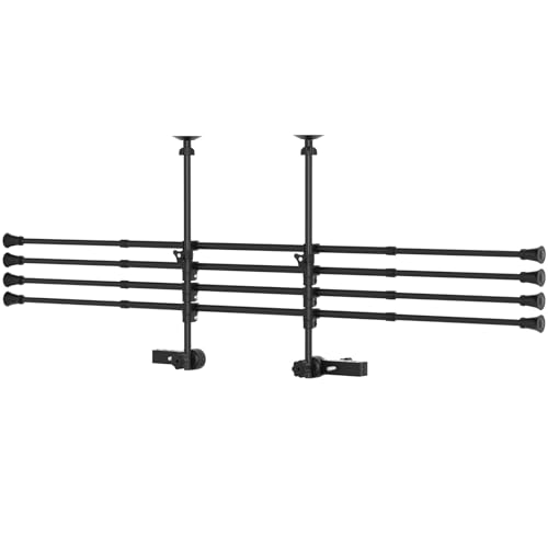 Universal Pet Barrier for All Vehicles, Car Safety Gate Pet Partition for Car, SUV, Truck, Trunk Guard for Dogs, Adjustable 12-20 x 31-57 inch, No Reassembly Pet Divider
