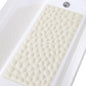 Non-Slip Bathtub Mat OTHWAY Soft Rubber Bathroom Bathmat with Strong Suction Cups (Beige) - color: Beige, size: 31.5" x 16" (Rectangular)
