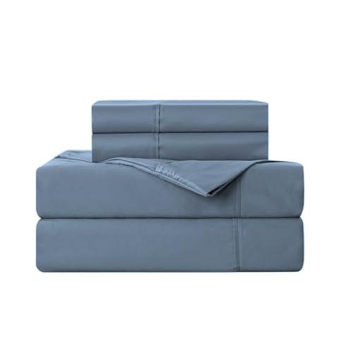 Kingnex Sleeper Sofa Bed Sheets Queen for 60x74 Pull Out Sofa Bed with 4-6 Deep Pocket Soft Double Brushed 1800 Microfiber 4 Piece Bedding Set Blue - color: Blue, size: Sleeper Sofa Queen