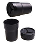 BANCHELLE Car Change Holder with Lid Automotive Plastic Garbage Cans 250 mL (0.06 Gallon) Portable for Keys Pen, 2 PCS