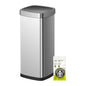 EKO EcoSmart Tall and Large Kitchen Trash Can, 80L/21.1G High Capacity, Touchless Soft Square Motion Sensor Garbage Can, Brushed Stainless Steel - size: Ecosmart 80L - Stainless Steel