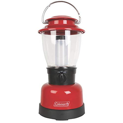 Coleman 400L LED Lantern, Water & Impact-Resistant Lantern with Carry Handle, Lifetime LED Lights Never Need Replacing, 4D Battery not Included - size: One Size
