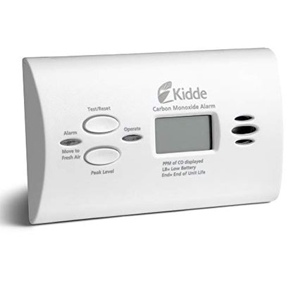 Kidde Carbon Monoxide Detector, AA Battery Powered CO Alarm with LEDs, Test-Reset Button, Low Battery Indicator, Portable - style: 3rd Edition