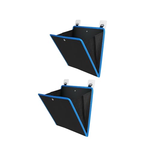 Oxford Campers Door Mounted Organiser Storage Bag Easy Installation Space Saving Hanging Pockets Accessories No Drill Holder - color: Blue hemming suit
