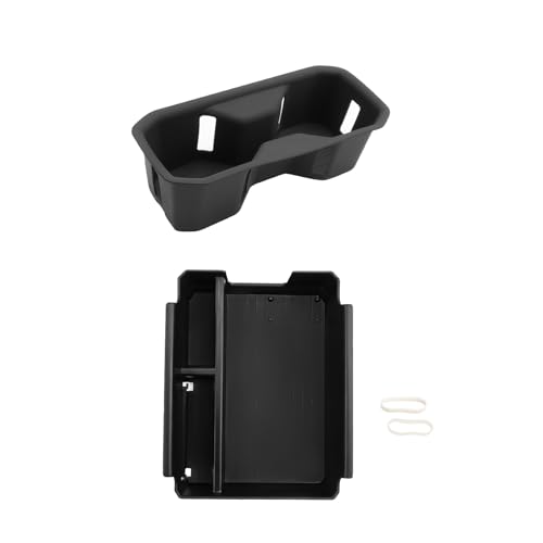 CDEFG 2Pcs for 2025 2026 Mitsubishi Outlander Center Console Organizer for 2025 2026 Mitsubishi Outlander Accessories Middle Console & Cup Holder Cover (for Gas Version Only) - color: 2Pcs for 2025 Outlander