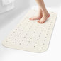 Extra Long Rubber Bathtub Mat, Non-Slip Shower Tub Mat, 39x16 Inch, Bath Tub Floor Mat with Suction Cups and Drainage Holes, Ivory White - color: Ivory White