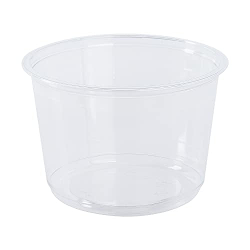 Karat 16oz PET Round Deli Container (117mm), FP-DC16-PET - 500 ct - size: 16oz