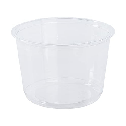 Karat 16oz PET Round Deli Container (117mm), FP-DC16-PET - 500 ct - size: 16oz