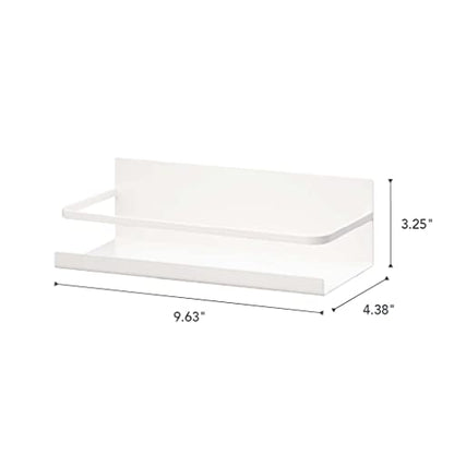 YAMAZAKI Home Magnetic Spice Storage Rack Organizer For Fridge - Steel