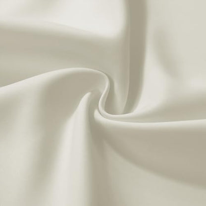 Lino Rosa Small Window Curtains 20 Inch - Pinch Pleat with Gold Clip Rings, Half Curtains for Kitchen, Bathroom & Laundry Room, 24" W x 20" L - color: Cream, size: 24"W x 20"L (Pack of 1)